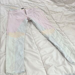 Pastel Colorblock Pants